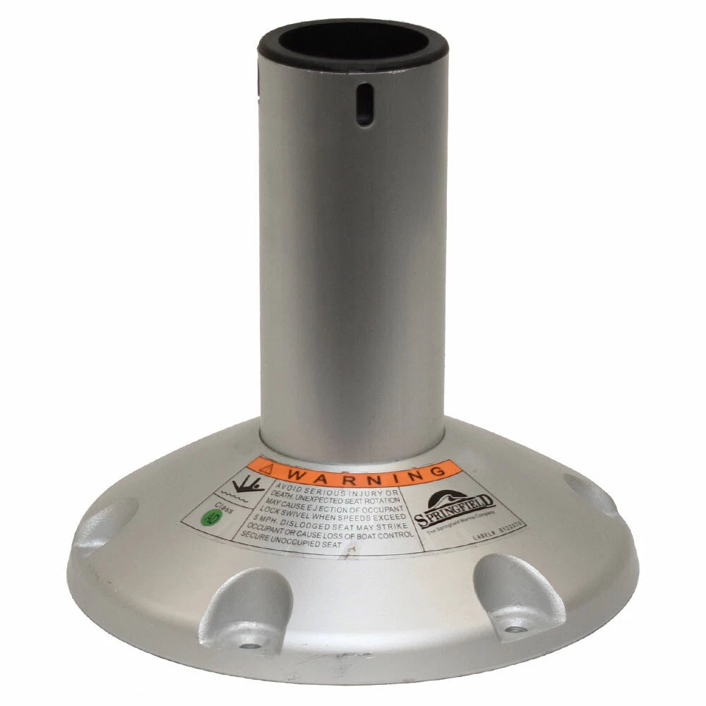 Springfield Boat Seat Pedestal 1240008-MAL - Fixed 2 7/8 X 8 Inch