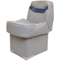 Wise Boat Designer Jump Seat WD1380P-786 - Gray Navy Red Transom Mount