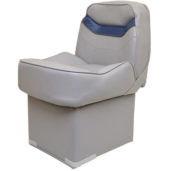 Wise Boat Designer Jump Seat WD1380P-786 - Gray Navy Red Transom Mount