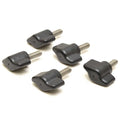 Boat Windshield Mirror Mount Knob 5658005 - 7/8 Inch Black (set of 5)