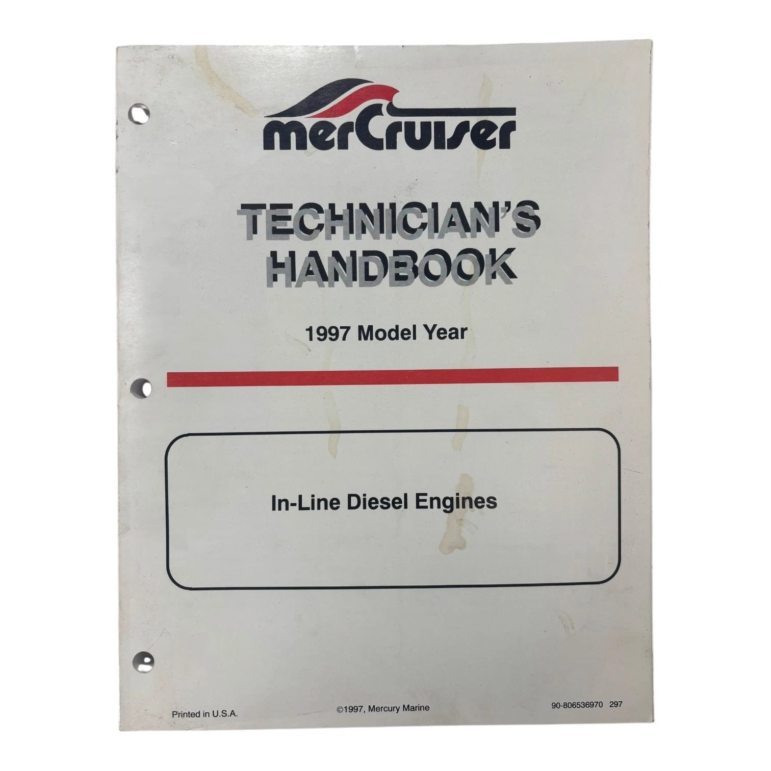 MerCruiser 90-806536970, In-Line Diesel Engines Technicians Handbook (1997)
