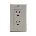 Boat Outlet Box - 2 Type-B Outlets Off White 120V