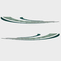 Boat Graphic Decals - Sage - Teal Stickers (set of 2)