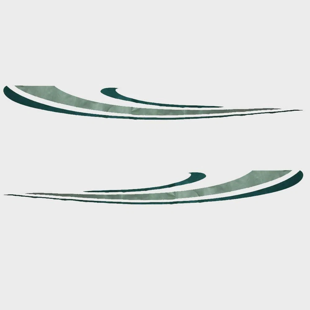 Boat Graphic Decals - Sage - Teal Stickers (set of 2)