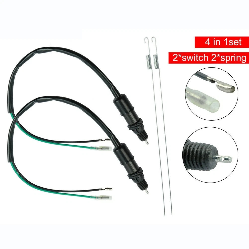 2X Rear Brake Light Switch Cable Wire Spring Kit for Dirt Bike for ATV