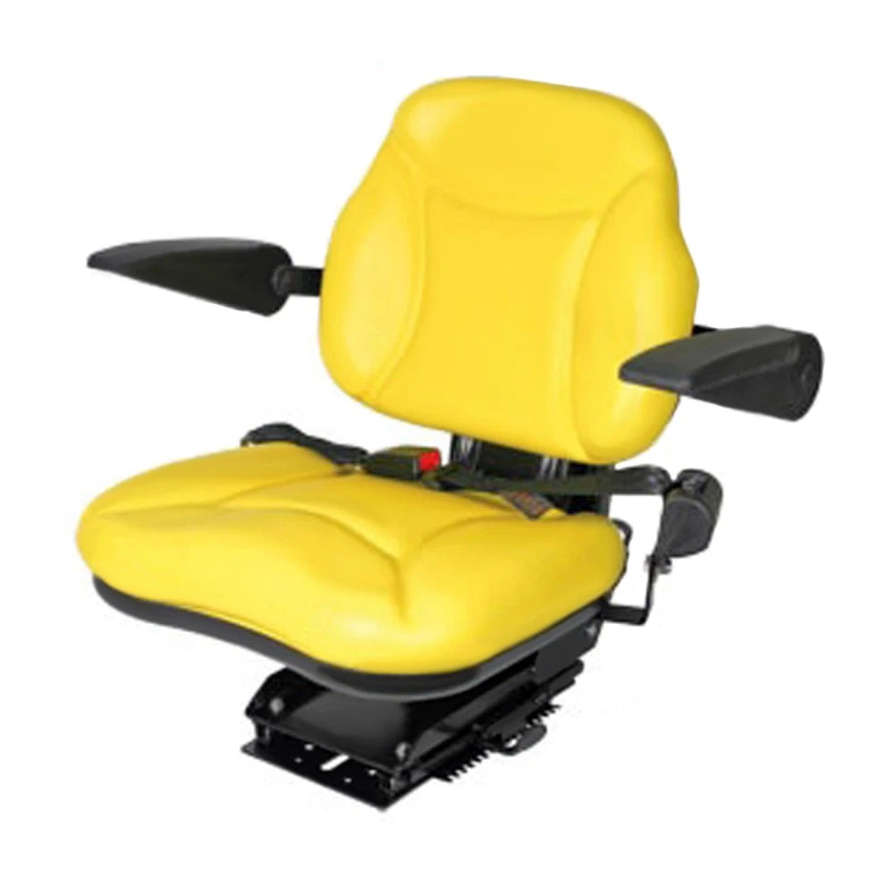 Yellow Tractor Seat with Armrests BBS108YL Fits John Deere SEVERAL