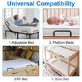 Secure Mattress Slide Stopper Metal Retainer Bar for Adjustable and Wooden Beds