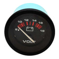 Teleflex Boat Volt Gauge 57901 - 8 - 18V Amega 2 Inch Black