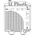 Radiator 86013980 Fits Ford Holland 8670 8670A 8770