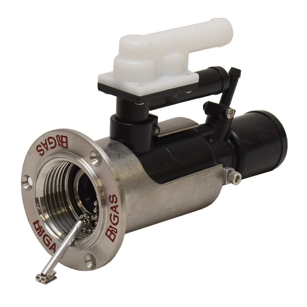 Ameri-Kart Boat Enviro-Fill Gas Filler - 1 1/2 Inch SS (no Cap)