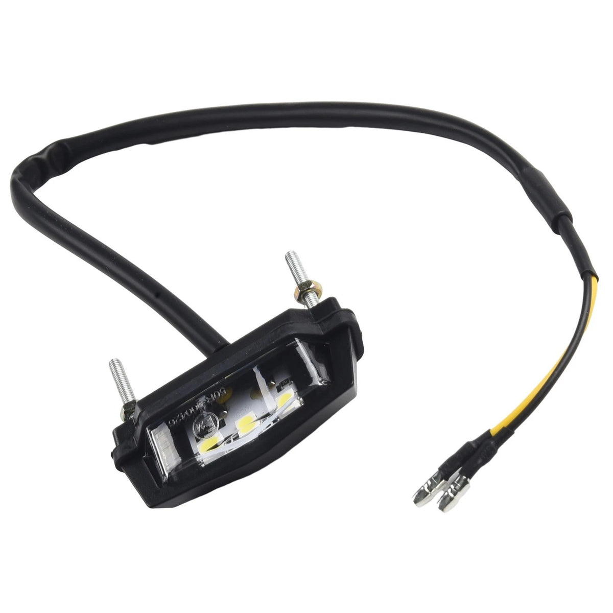 License Plate Light ABS Plastic Accessories Black Housing LED Motorcycle