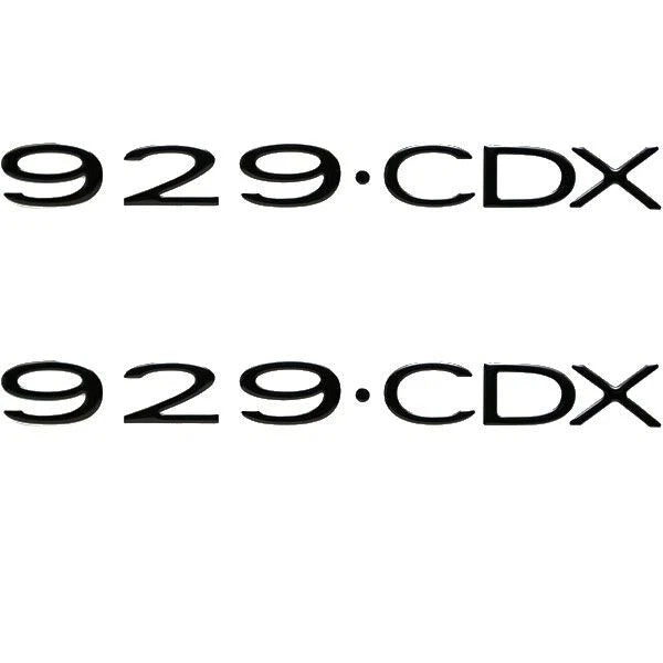 Nitro Boat Brand Decal 135642 - 929 CDX Black Stickers (pair)