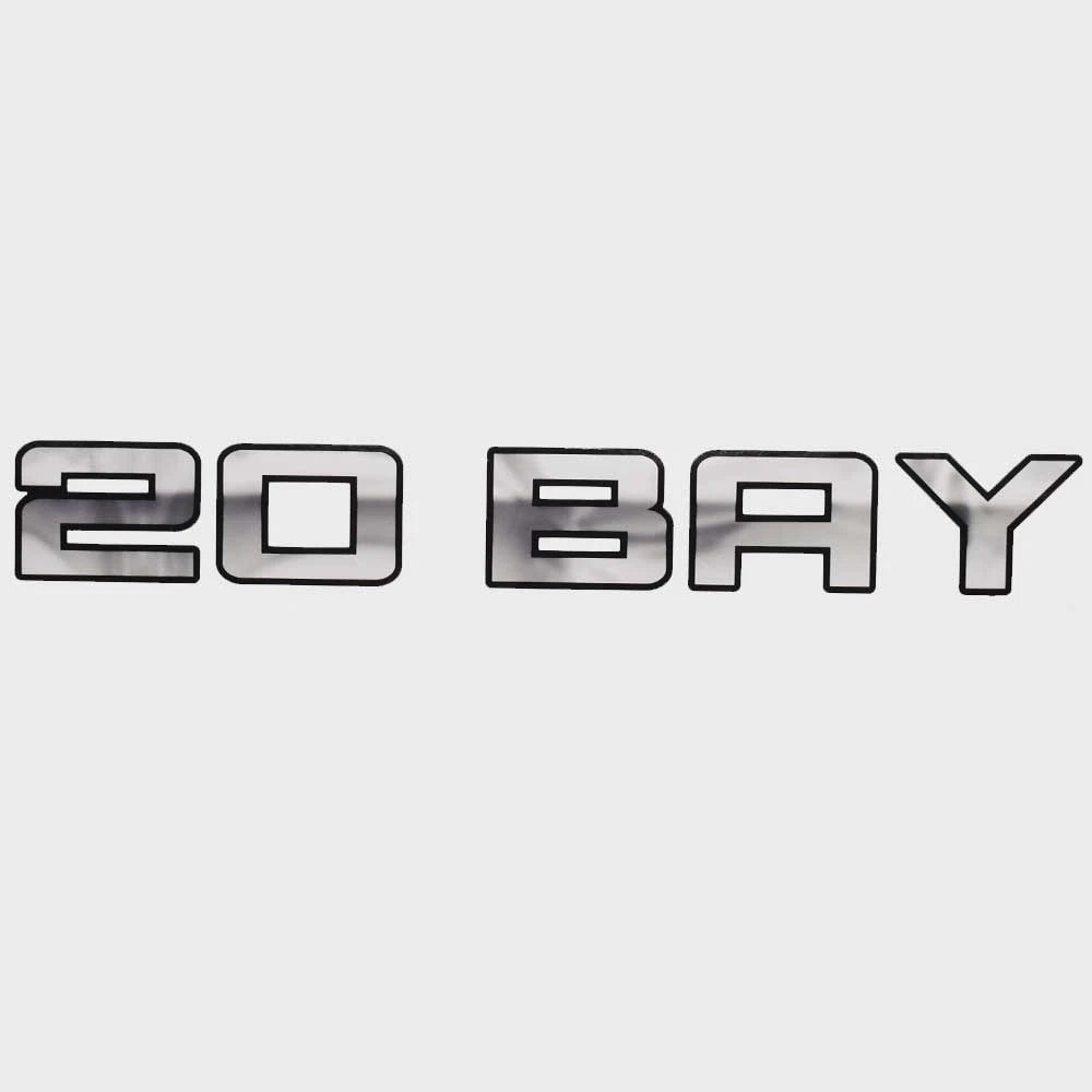 Lowe Boat Decal 2329648 - 20 Bay Model Gray Sticker