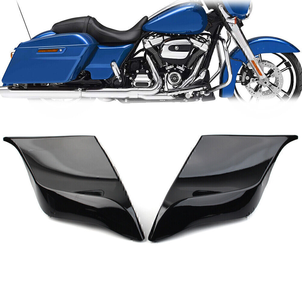 Black Stretched Side Cover Panel for Harley Touring Road Street Glide 14-21 US