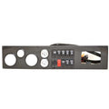 Lund Boat Gauge Dash Panel 2140553 - 30 7/8 X 6 7/8 Inch Graphite