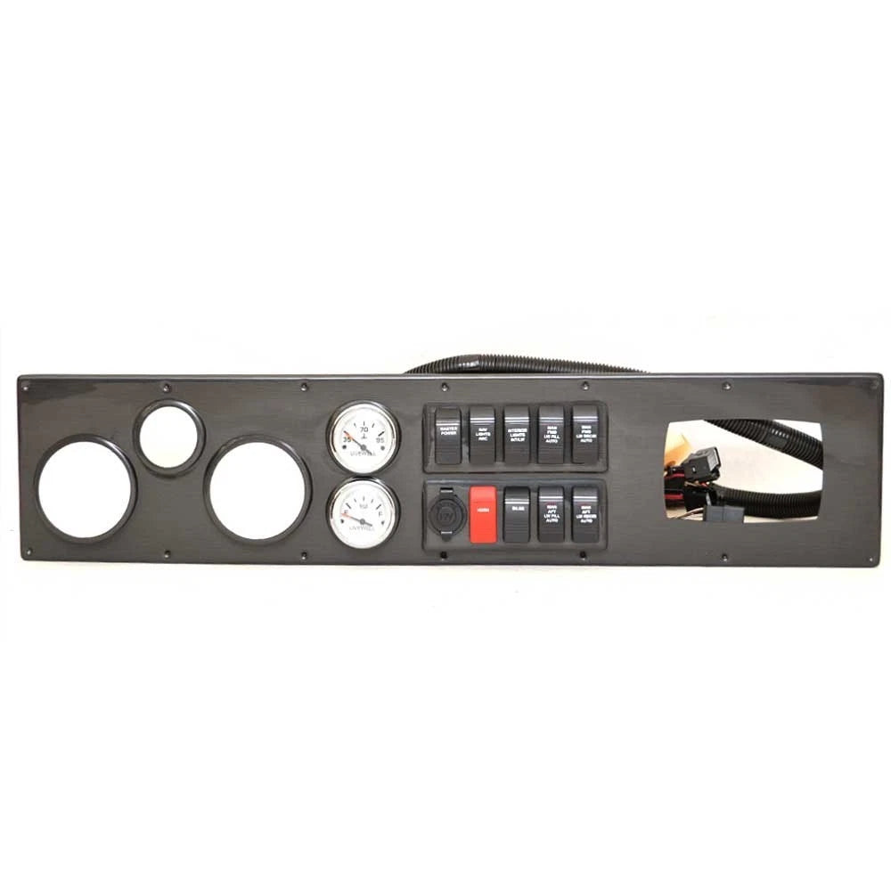 Lund Boat Gauge Dash Panel 2140553 - 30 7/8 X 6 7/8 Inch Graphite