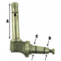 HC3121270R91 Spindle, 2WD, LH or RH Fits Case IH