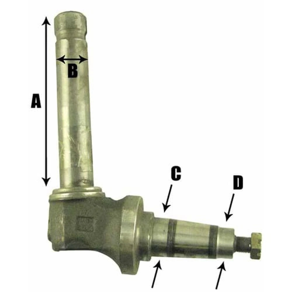 HC3121270R91 Spindle, 2WD, LH or RH Fits Case IH