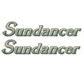 Sea Ray Boat Emblem Decal Sticker - Sundancer 24 1/2 X 4 1/2 Inch 2PC