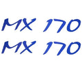 Glastron Boat Graphic Model Decals - MX 170 Blue Sticker (pair)