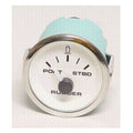 Teleflex Boat Rudder Angle Gauge 780694PDFB-S - 2 Inch Silver