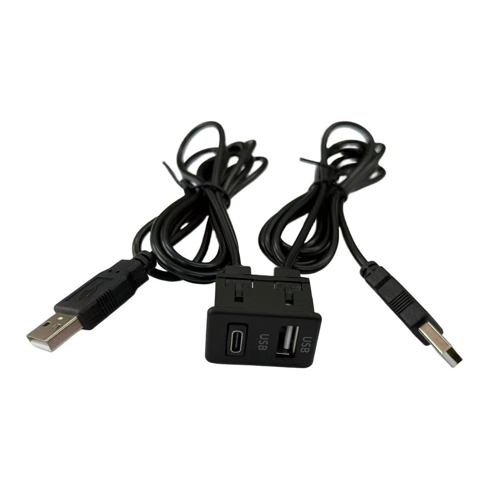 Compatible USB Flush Mount Socket Panel for Navigation 150cm Cable Length
