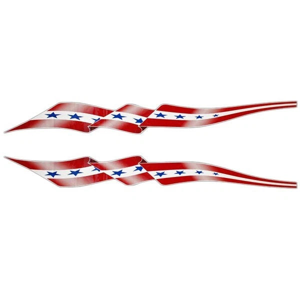 MasterCraft Boat Hull Flag Decal Stickers 759948 - 117 1/2 X 11 Inch