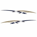 Boat Decals - Rinker Captiva 232/272 110 X 9 Inch (set of 2)