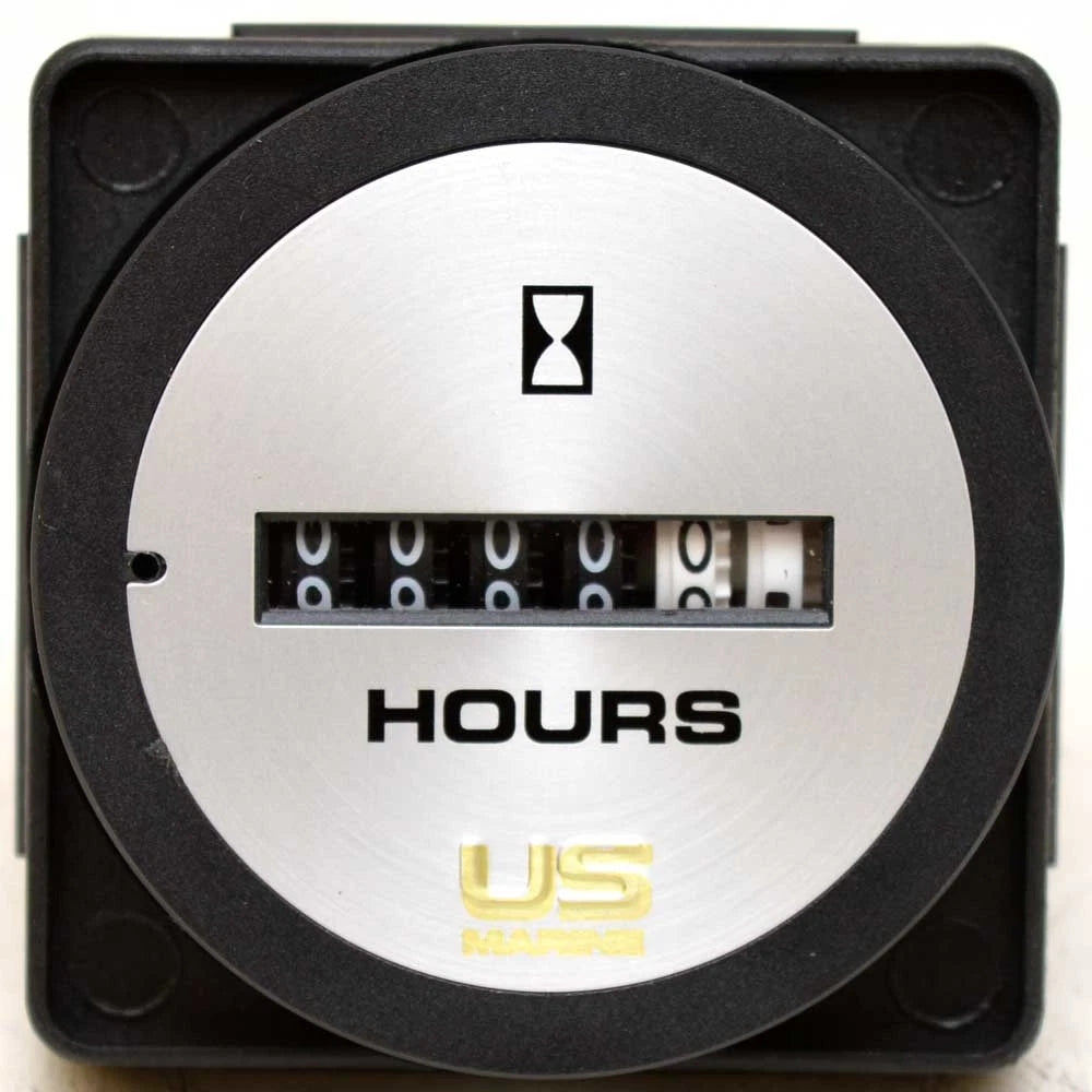 Faria Boat Hour Meter Gauge MH0118A - 2 Inch (incomplete)