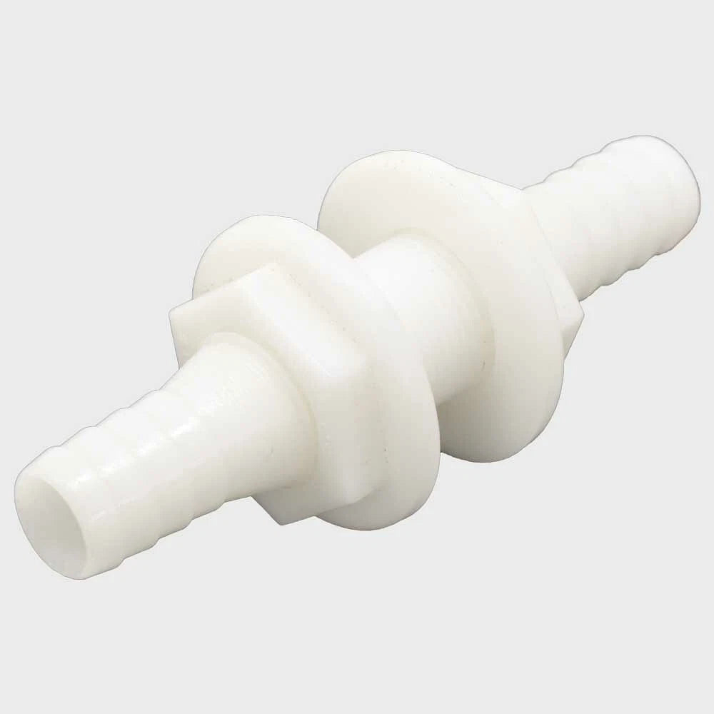 Perko Boat Straight Hose Fitting 910-234 - 3/4 X 3/4 Inch Barb White