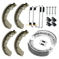 Front & Rear Brake Shoes Spring Pins for Suzuki King Quad 250 LTF4WDX 1996-1998