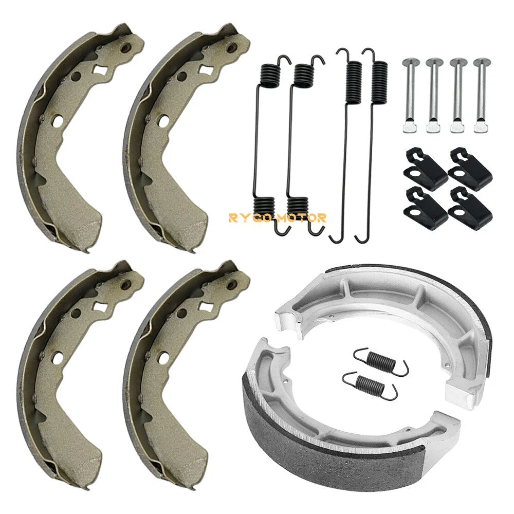 Front & Rear Brake Shoes Spring Pins for Suzuki King Quad 250 LTF4WDX 1996-1998