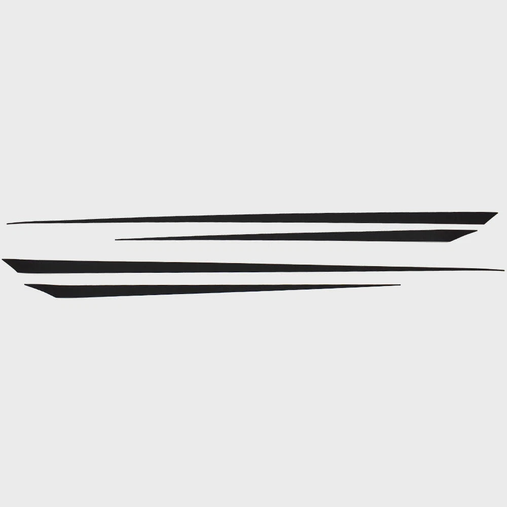 Chaparral Boat Deck Graphic Decals 14.02619 - H2O Surf Black (4 PC)