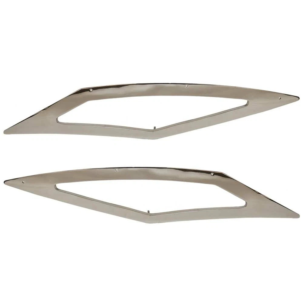 Cobalt Boat Engine Vent Panels - A40 Stainless Steel (set of 2)