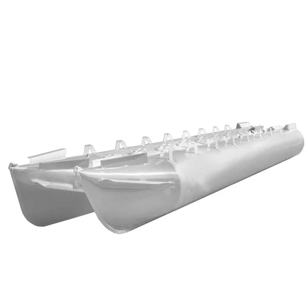 Pontoon Float Log Boat Tubes - with Lift Strakes 22 FT X 25 Inch (pair)