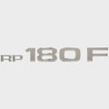 Tracker Boat Raised Emblem Decal 331852 - RP 180F Vinyl Silver Sticker