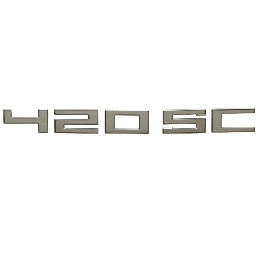 Marquis Boat Raised Decal 7400022 - 420 SC Silver Sticker