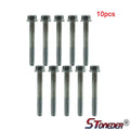 STONEDER M6 X 50mm Motor Flanged Hex Bolt for 50cc-190cc Engine Pit Dirt Bikes