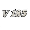 G3 Boat Emblem Decal Sticker - V 185 Metallic Silver Black White