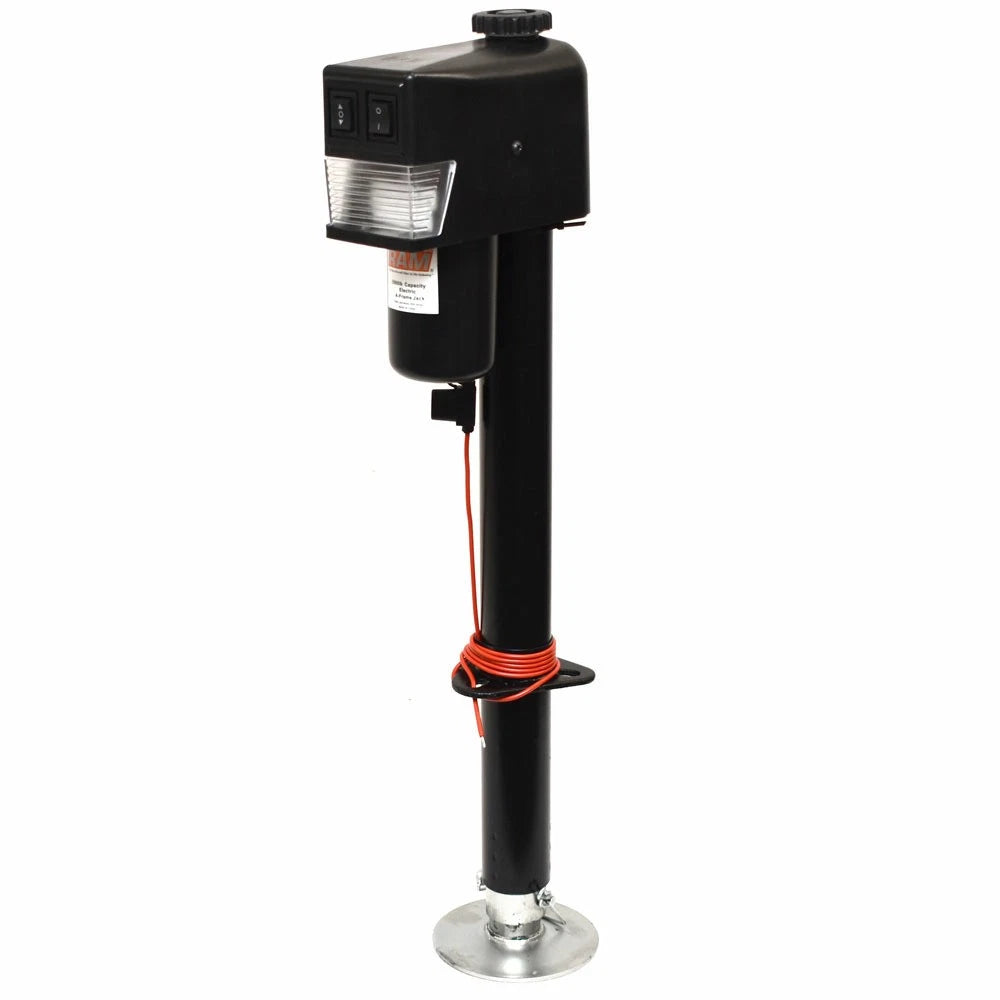 RAM Boat Electric RV Trailer Jack EJ-3520-BBX - A-Frame 3,500lbs 12V