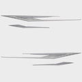 Crestliner Boat Graphic Decals 2201923 - VT Storm/Outlook Silver (4PC)