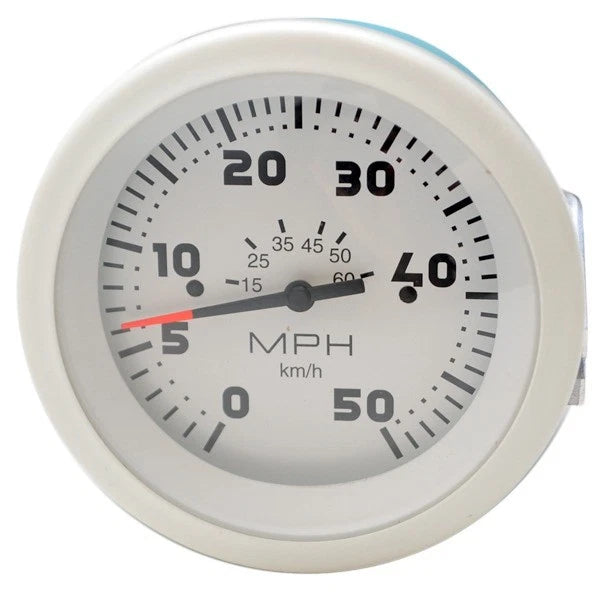 Teleflex Boat Speedometer Gauge 61794 - 3 1/4 Inch White