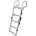 Whitecap Pontoon Boat Folding Ladder S-1865 - 4-Step 50 Inch