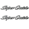 Tracker Boat Brand Decals 135573 - Super Guide Stickers (pair)