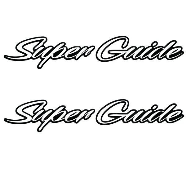 Tracker Boat Brand Decals 135573 - Super Guide Stickers (pair)
