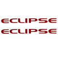 Ski Centurion Boat Decals - Eclipse Red Vinyl 12 1/4 Inch (set of 2)
