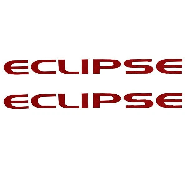 Ski Centurion Boat Decals - Eclipse Red Vinyl 12 1/4 Inch (set of 2)