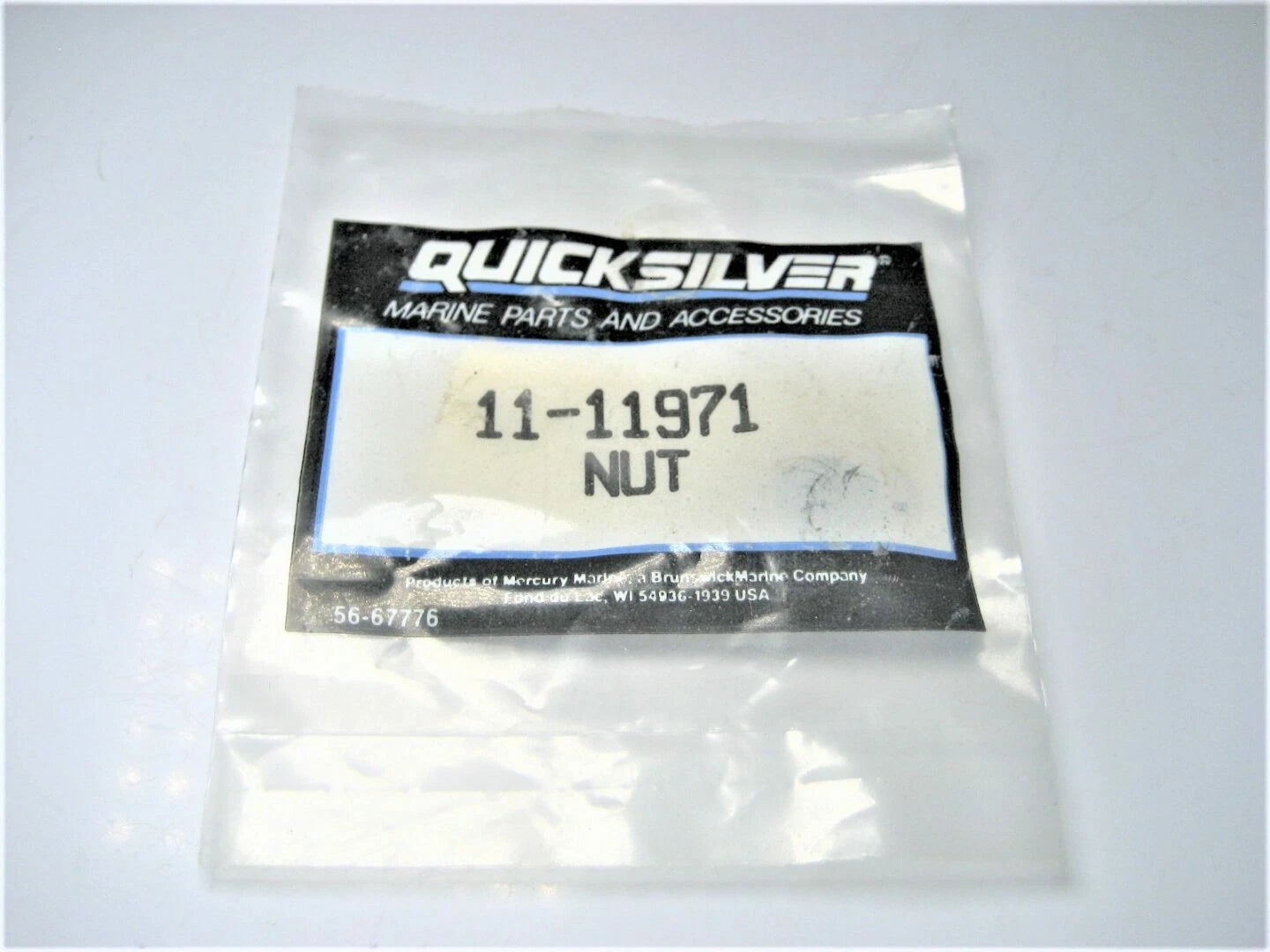 Quicksilver 11-11971 Mercruiser Marine Engine Motor OEM Crankshaft Oil Pan Nut