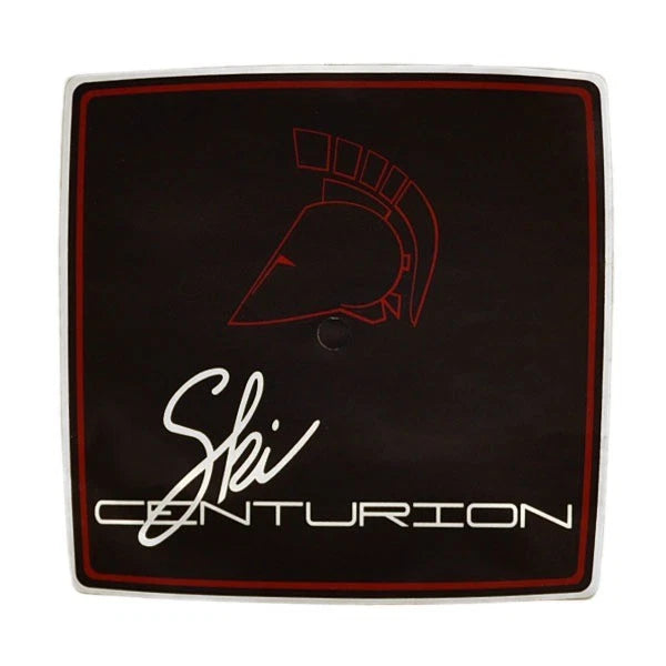 Ski Centurion Boat Engine Decal - 8 X 8 Inch Black Red