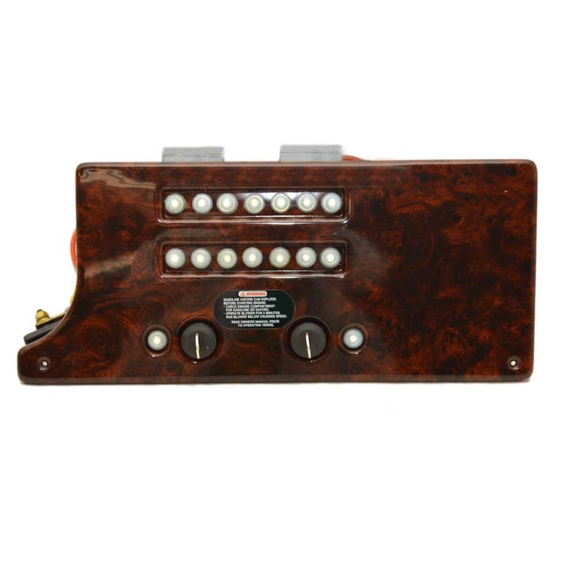 Crownline Boat Ignition Switch Panel K-331-003 - 262 CR Woodgrain